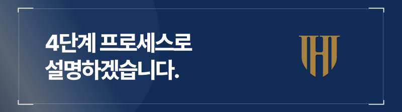 음주운전 반성문 양식, 4단계로 설명합니다.